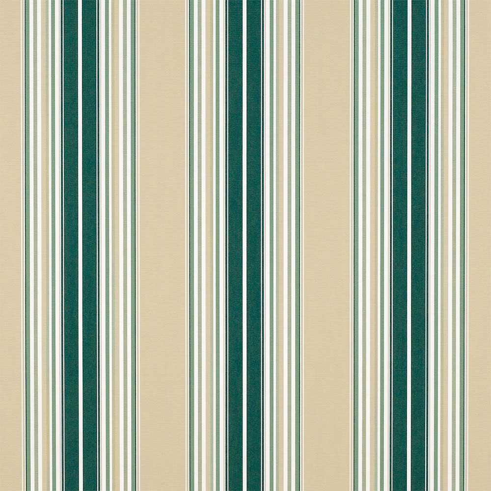 Sample of Sunbrella Forest / Beige / Natural / Sage Fancy 4932-0000 46-Inch Stripes Awning / Shade Fabric