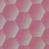 Sample of Sunbrella Hexagon Pink HEX J203 140 European Collection Upholstery Fabric