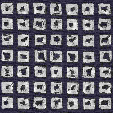 Sample of Sunbrella Kindle Indigo 145666-0004 Fusion Collection - Reversible Upholstery Fabric (Dark Side)