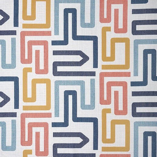 Sample of Sunbrella Labyrinth Fiesta 145994-0002 Fusion Collection Upholstery Fabric