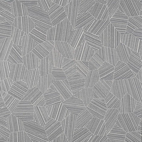 Sample of Sunbrella Leaf Structure Slate 146419-0004 Rockwell Currents Collection Upholstery Fabric