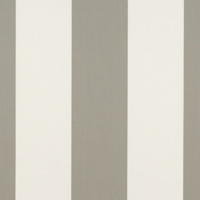 Sample of Sunbrella Manhattan Fog 4876-0000 46-Inch Stripes Awning / Shade Fabric