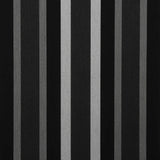 Sample of Sunbrella Marco Black 4703-0000 46-Inch Stripes Awning / Shade Fabric