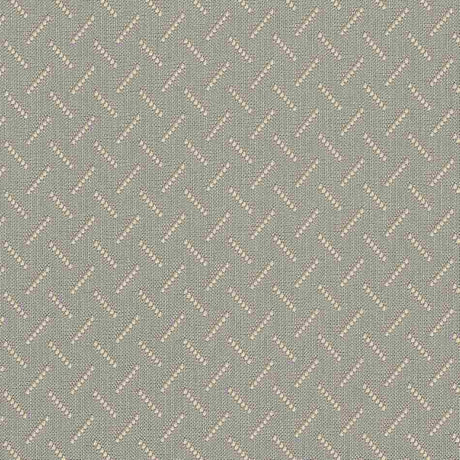 Sample of Sunbrella Maze Ozone MAZ J294 140 Marine Decorative Collection Upholstery Fabric