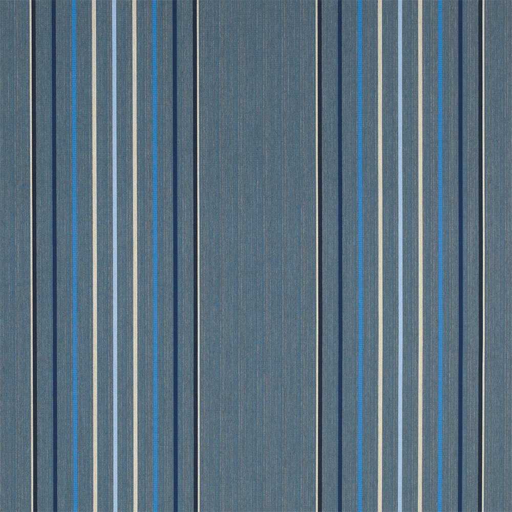 Sample of Sunbrella Motive Denim 4895-0000 46-Inch Stripes Awning / Shade Fabric