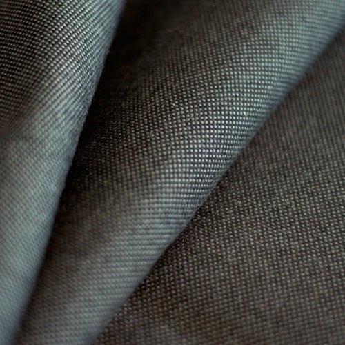 Sample of Sunbrella Natte Charcoal Black NAT 5075 European Collection Upholstery Fabric