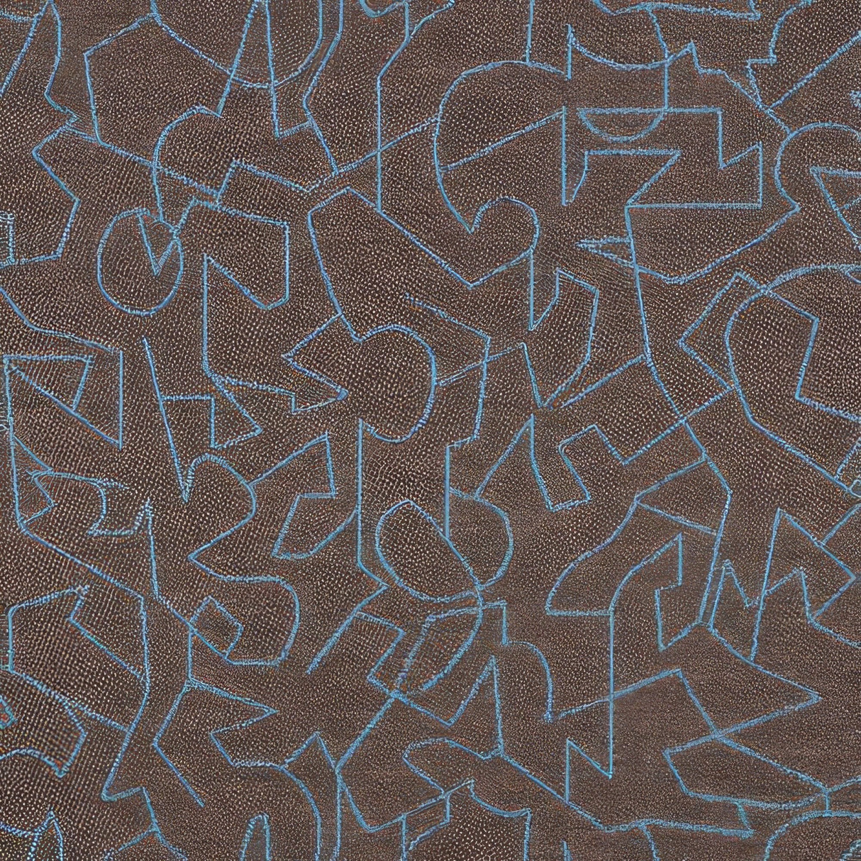 Sample of Sunbrella Overdraw Hotspring 87002 - 0004 Transcend Collection Upholstery Fabric