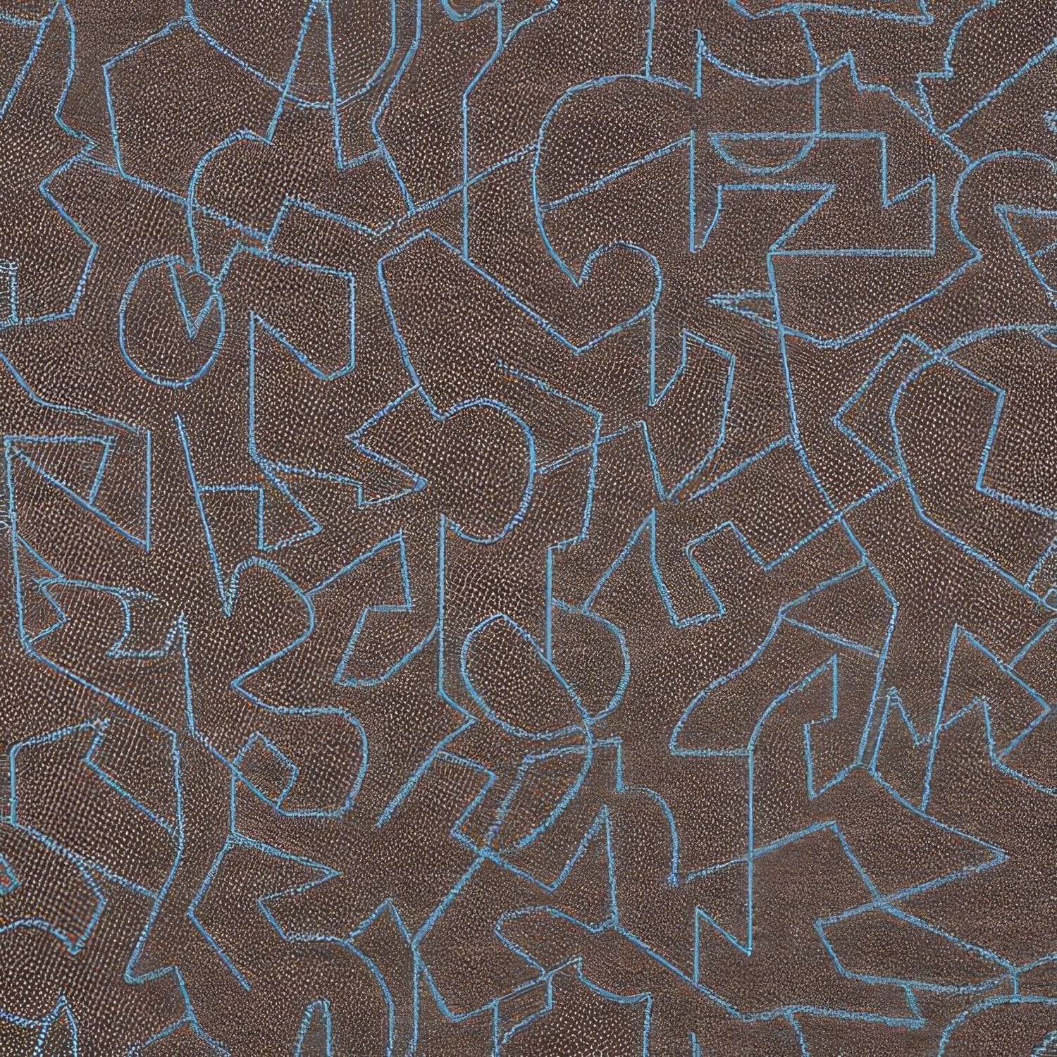 Sample of Sunbrella Overdraw Hotspring 87002 - 0004 Transcend Collection Upholstery Fabric