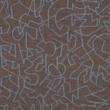 Sample of Sunbrella Overdraw Hotspring 87002 - 0004 Transcend Collection Upholstery Fabric