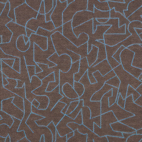 Sample of Sunbrella Overdraw Hotspring 87002 - 0004 Transcend Collection Upholstery Fabric