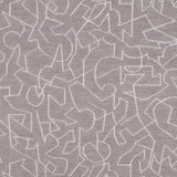 Sample of Sunbrella Overdraw Silver 87002 - 0002 Transcend Collection Upholstery Fabric