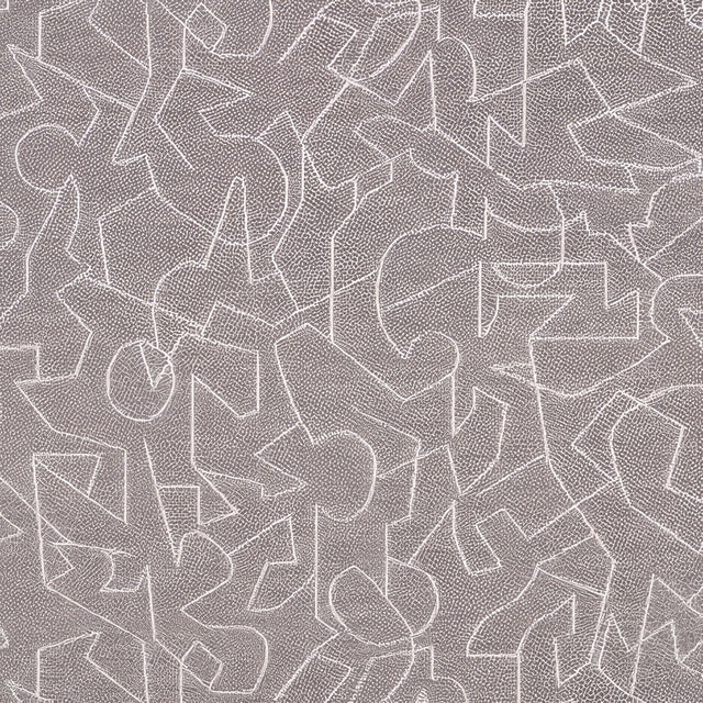 Sample of Sunbrella Overdraw Silver 87002 - 0002 Transcend Collection Upholstery Fabric