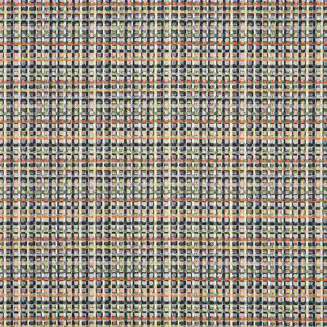 Sample of Sunbrella Principle Tropics 16009-0001 Emerge Collection Upholstery Fabric