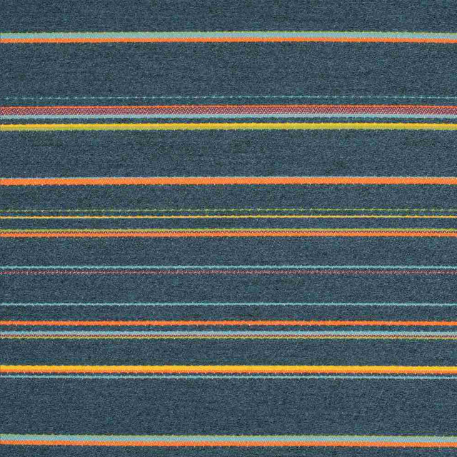 Sample of Sunbrella Prismatic Lagoon 62026-0003 Transcend Collection Upholstery Fabric
