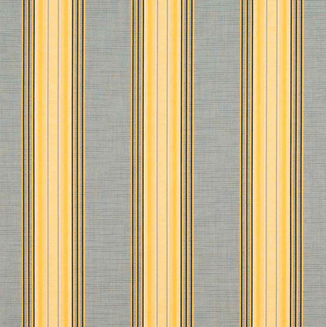 Sample of Sunbrella Rodanthe Metallic 4879-0000 46-Inch Stripes Awning / Shade Fabric