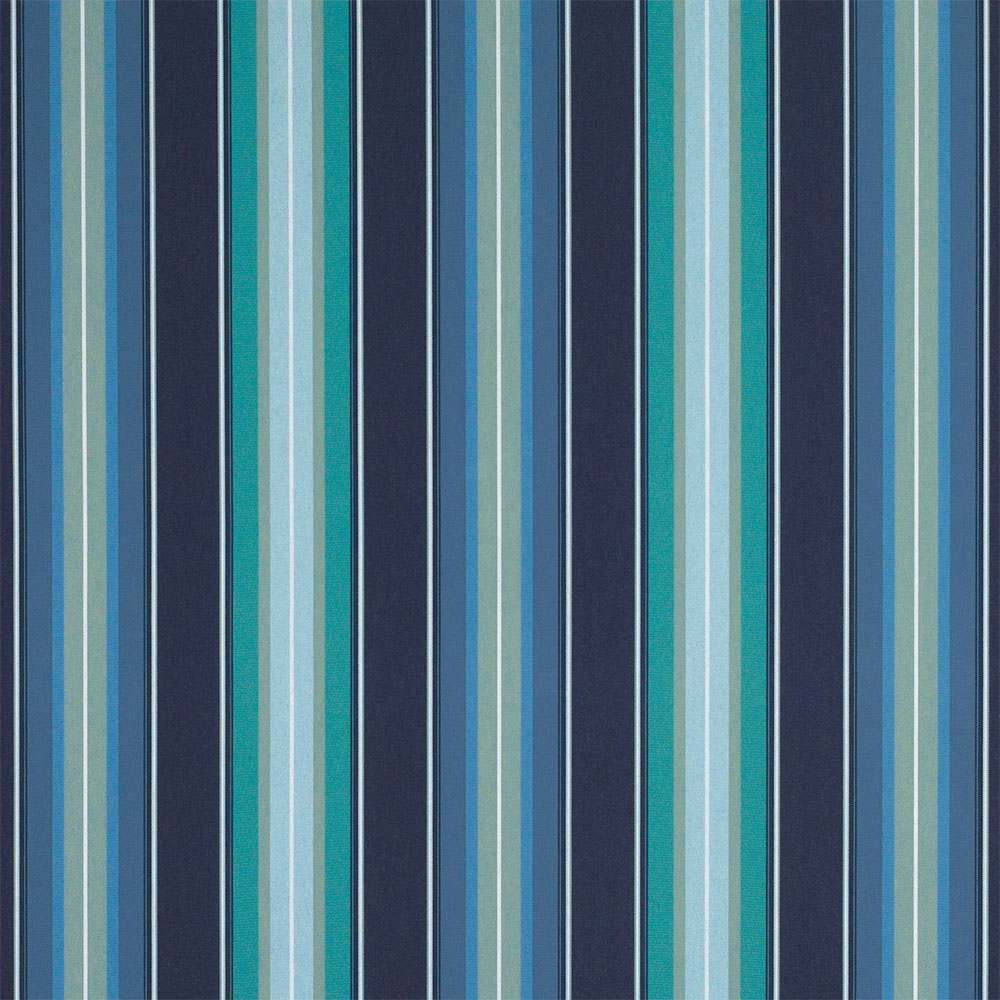 Sample of Sunbrella Saxon Cascade 4884-0000 46-Inch Stripes Awning / Shade Fabric
