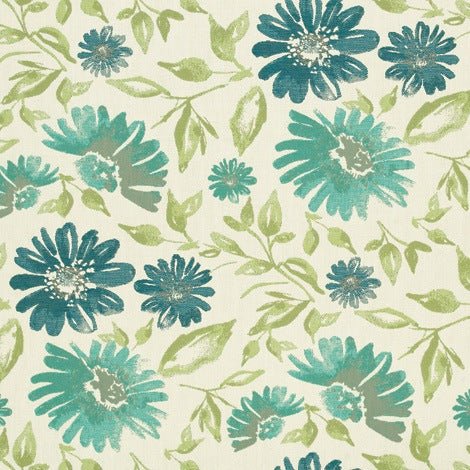 Sample of Sunbrella Violetta Baltic 45760-0002 Elements Collection Upholstery Fabric