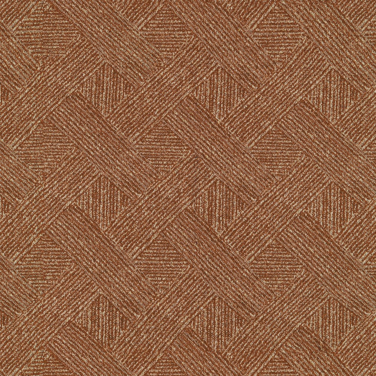 Sample of Tempotest Home Cortile Terracotta 52009-8 Pillars Collection Upholstery Fabric