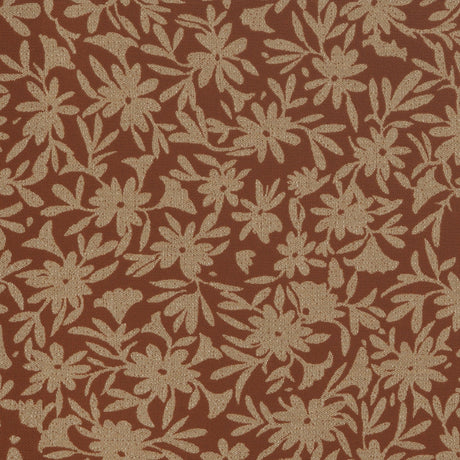 Sample of Tempotest Home Mazzo Terracotta 52006-8 Pillars Collection Upholstery Fabric
