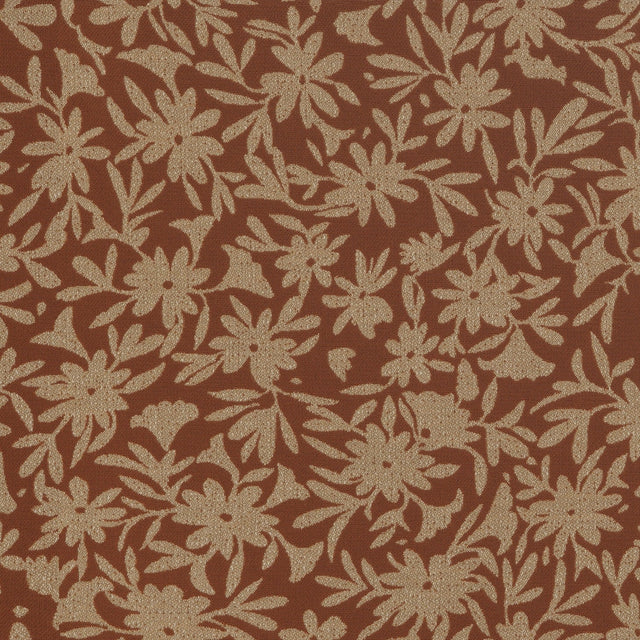 Sample of Tempotest Home Mazzo Terracotta 52006-8 Pillars Collection Upholstery Fabric