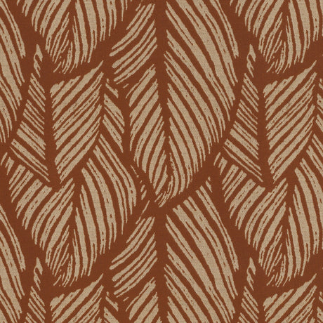 Sample of Tempotest Home Palma Terracotta 52005-8 Pillars Collection Upholstery Fabric