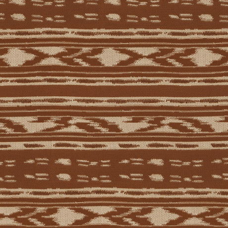 Sample of Tempotest Home Prateria Terracotta 52024-8 Pillars Collection Upholstery Fabric