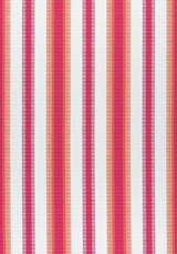 Thibaut Samba Stripe Magenta and Coral W74666 Festival Collection Upholstery Fabric