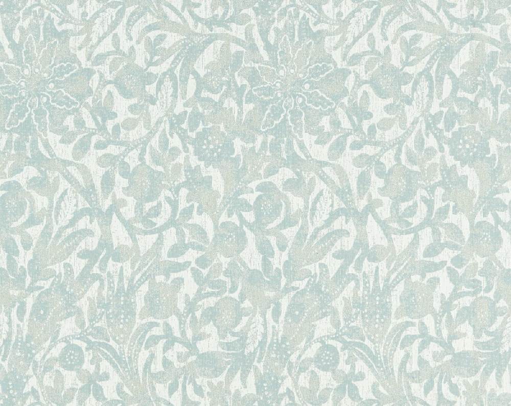 Scalamandre Bali Floral Surf SC 000227195 Isola Collection Upholstery Fabric