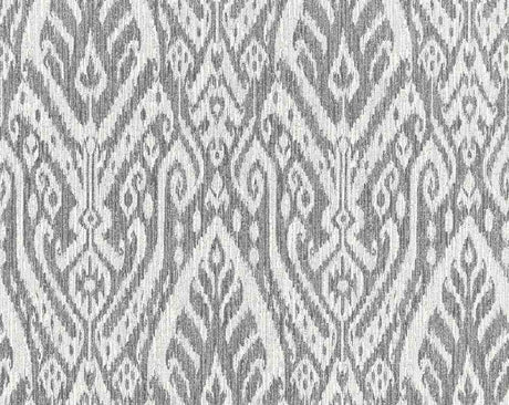 Scalamandre Borneo Ikat Smoke SC 000227196 Isola Collection Upholstery Fabric