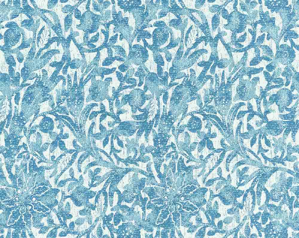 Scalamandre Bali Floral Caribe SC 000327195 Isola Collection Upholstery Fabric