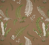 Scalamandre Elsie De Wolfe Greens On Brown SC 000516425 Upholstery Fabric