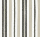 Scalamandre Santorini Stripe Smoke SC 000327188 Isola Collection Upholstery Fabric