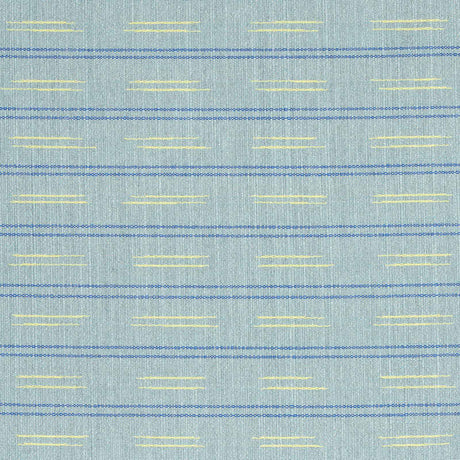 Schumacher Ainsley Stripe Sky 78580 Indoor / Outdoor Prints and Wovens Collection Upholstery Fabric