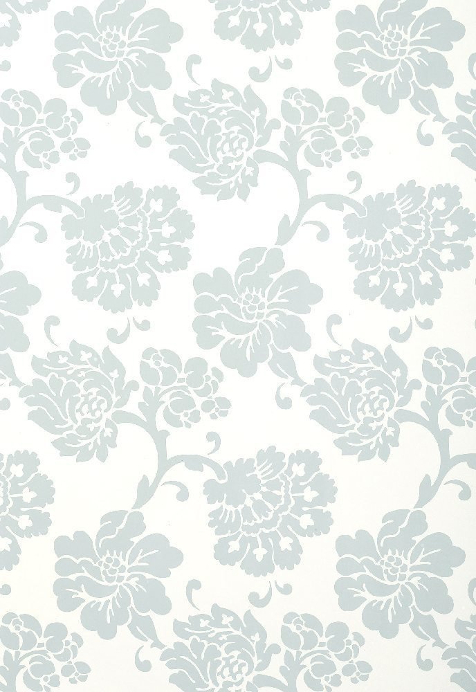 Schumacher Albero Floreale-Aqua 5003622 Luxury Decor Wallpaper