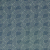 Schumacher Alma  Denim 79401 Indoor / Outdoor Prints and Wovens Collection Upholstery Fabric