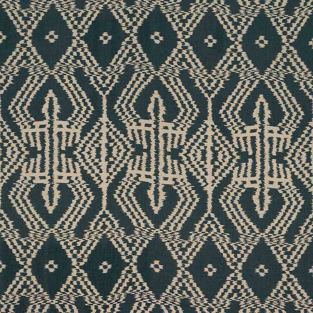 Schumacher Asaka Ikat Charcoal 176094 Ikat Collection Indoor Upholstery Fabric