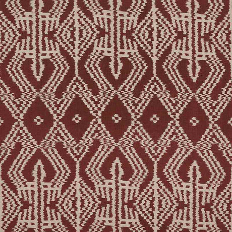 Schumacher Asaka Ikat Raisin 176092 Ikat Collection Indoor Upholstery Fabric