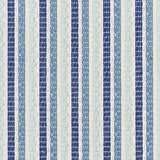 Schumacher Barbary Stripe Blue 76641 Indoor / Outdoor Linen Collection Upholstery Fabric