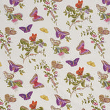 Schumacher Baudin Butterfly Chintz Purple 178722 Schumacher Classics Collection Indoor Upholstery Fabric
