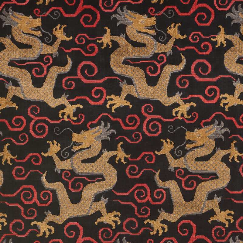 Schumacher Bixi Velvet Onyx 73974 Cut and Patterned Velvets Collection Indoor Upholstery Fabric