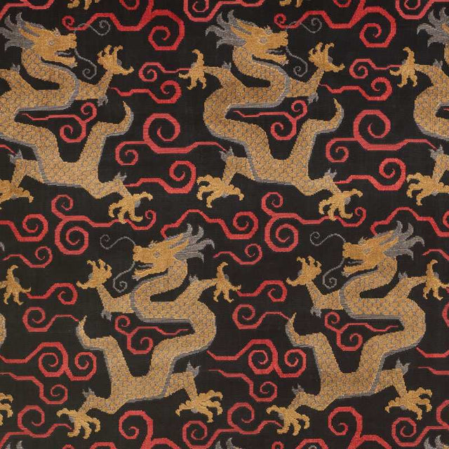 Schumacher Bixi Velvet Onyx 73974 Cut and Patterned Velvets Collection Indoor Upholstery Fabric