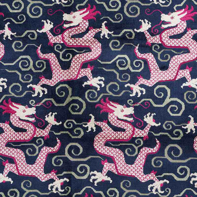 Schumacher Bixi Velvet Sapphire 73970 Cut and Patterned Velvets Collection Indoor Upholstery Fabric