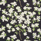 Schumacher Blooming Branch Black 177412 Schumacher Classics Collection Indoor Upholstery Fabric