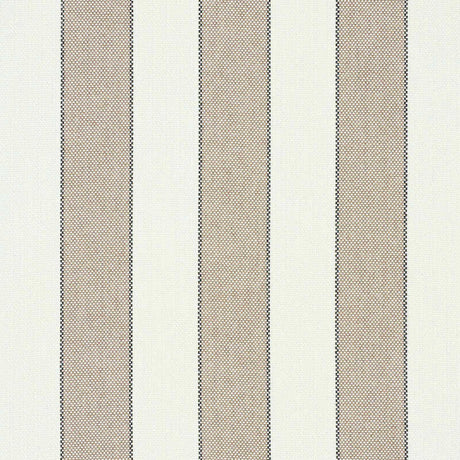 Schumacher Blumont Stripe  Stone 79051 Indoor / Outdoor Prints and Wovens Collection Upholstery Fabric