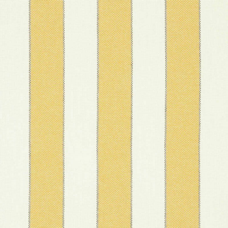 Schumacher Blumont Stripe  Yellow 79052 Indoor / Outdoor Prints and Wovens Collection Upholstery Fabric