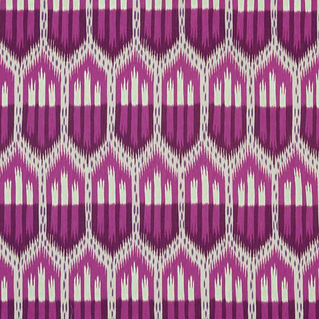 Schumacher Bukhara Ikat Fuchsia 176082 Ikat Collection Indoor Upholstery Fabric