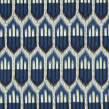 Schumacher Bukhara Ikat Indigo 176084 Ikat Collection Indoor Upholstery Fabric