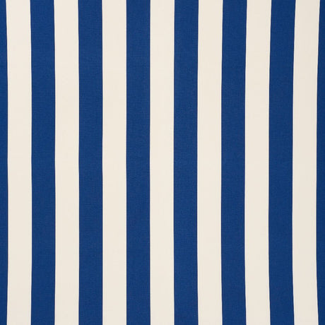 Schumacher Cabana Stripe Indigo 71750 Indoor / Outdoor Prints and Wovens Collection Upholstery Fabric