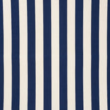 Schumacher Cabana Stripe Navy 71755 Indoor / Outdoor Prints and Wovens Collection Upholstery Fabric