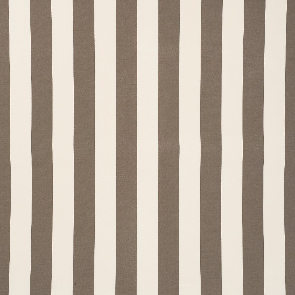 Schumacher Cabana Stripe Taupe 71754 Indoor / Outdoor Prints and Wovens Collection Upholstery Fabric